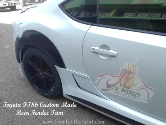 Toyota FT86 Custom Made Rear Fender Trim 