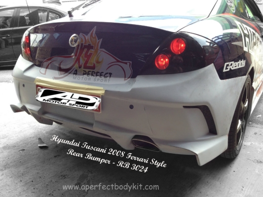 Hyundai Tuscani 2008 Ferrari Style Rear Bumper 