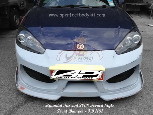 Hyundai Tuscani 2008 Ferreri Style Front Bumper 