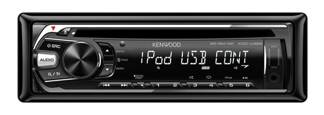 Kenwood KDC-U359W iPod / USB / CD Single DIN Receiver