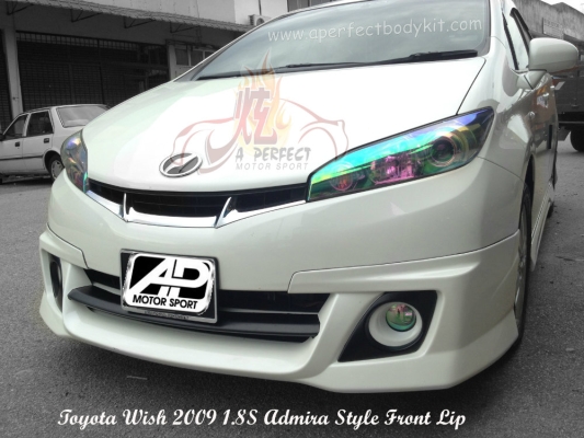 Toyota Wish 2009 1.8S Admira Style Front Lip 