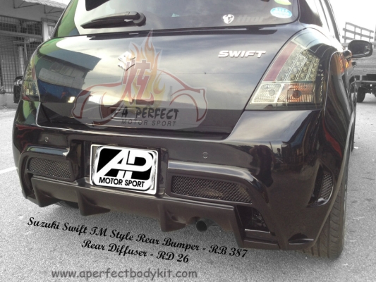 Suzuki Swift TM Style Rear Bumper 