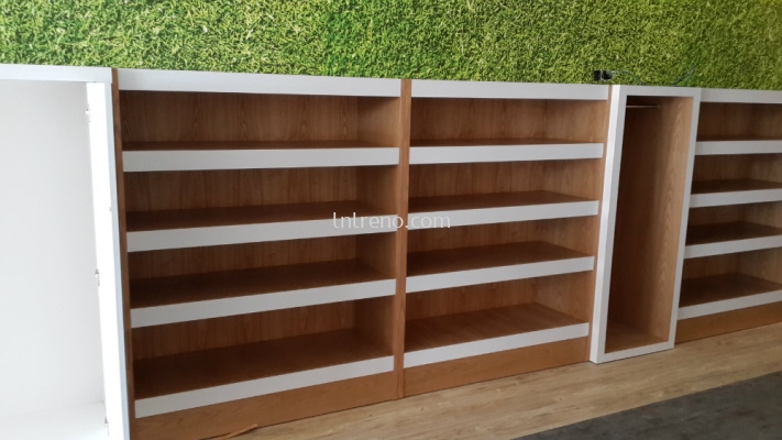 Open shelve cabinet at Seremban