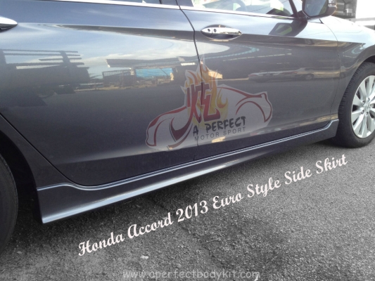 Honda Accord 2013 Euro Style Side Skirt 