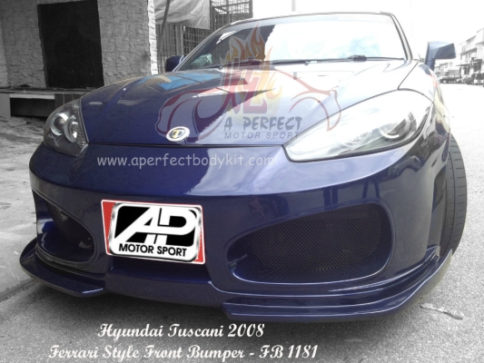 Hyundai Tuscani 2008 Ferrari Style Front Bumper 