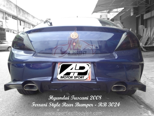 Hyundai Tuscani 2008 Ferrari Style Rear Bumper 