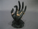 541202 -RING DISPLAY OK FINGER (BLACK-PVC) Bangle Display JEWELRY DISPLAYS