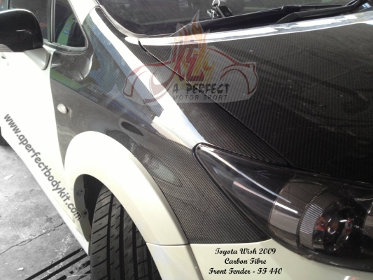 Toyota Wish 2009 Carbon Fibre Front Fender 