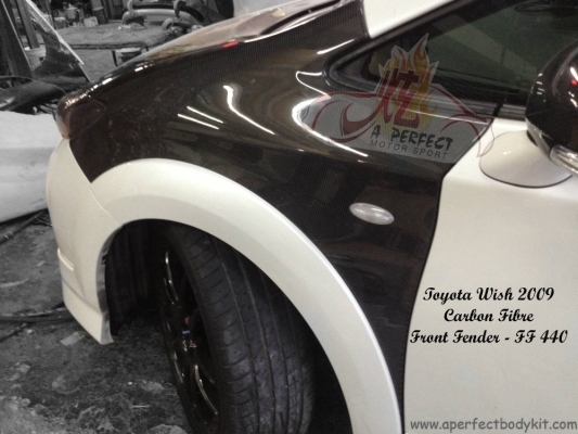 Toyota Wish 2009 Carbon Fibre Front Fender 