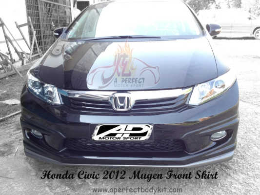 Honda Civic 2012 Mugen Front Skirt 