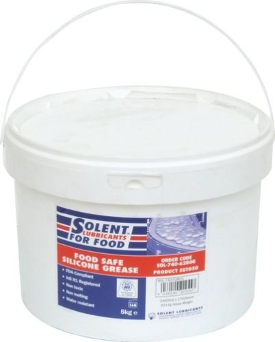 Food Safe Silicone Grease 5kg, SOL7406280G