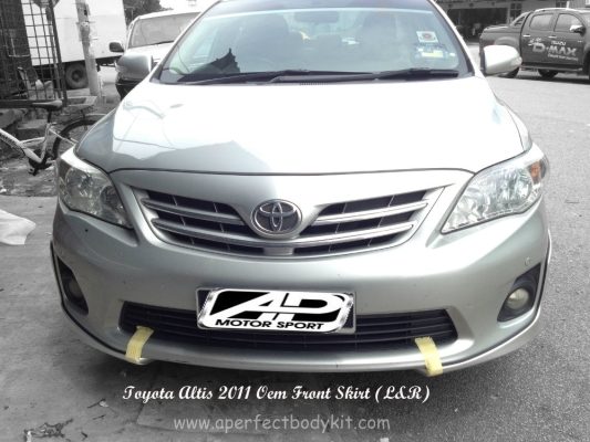 Toyota Altis 2011 Oem Front Skirt (L&R)