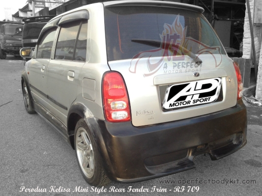 Perodua Kelisa Mini Style Rear Bumper 