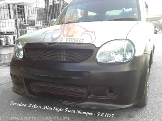 Perodua Kelisa Mini Style Front Bumper 