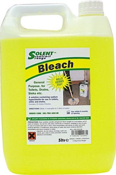 Soaps, Cleaning Products Contract Bleach 5ltr, SOL7803001M