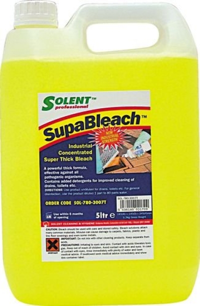 Soaps, Cleaning Products Concentrated Thick Bleach 5ltr, SOL7803007T