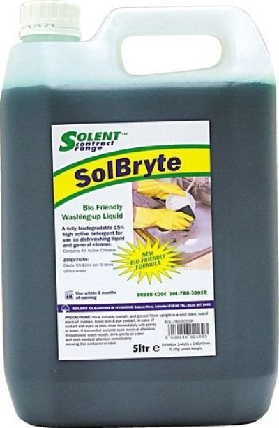 Soaps, Cleaning Products Washing-Up Detergent Contract 5ltr, SOL7803005R