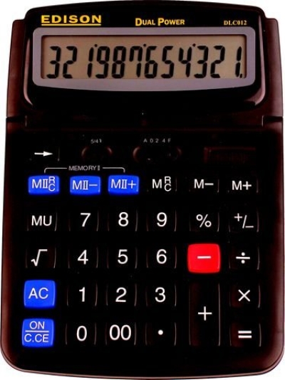 Calculators, Large Desktop Calculator, EDI8016100K