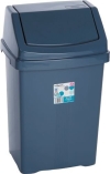 Recycle Bin, 25ltr Swing Top Bin Slate Grey, OFI8430100K Waste Bins Offis