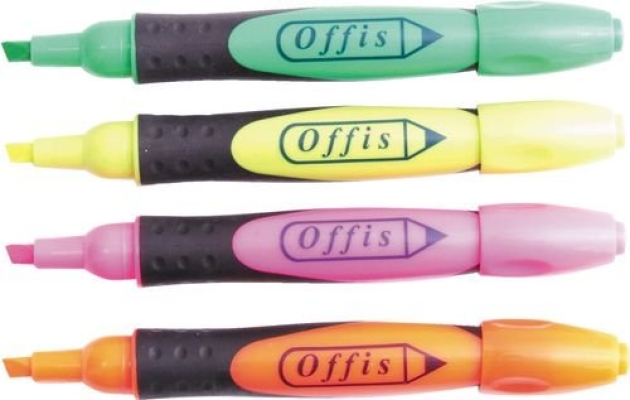 Highlighters Assorted (PK-4), OFI8460090K