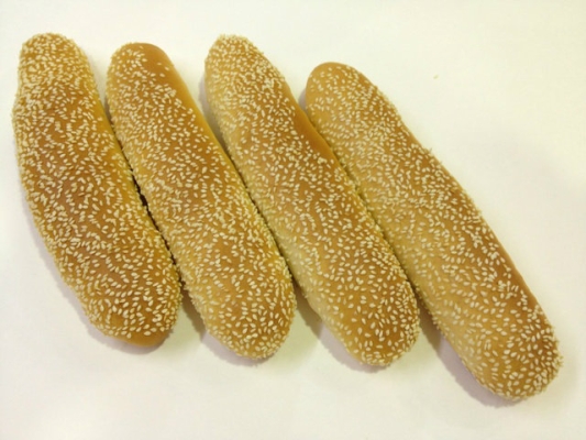 Sesame Hot  Dog Roll