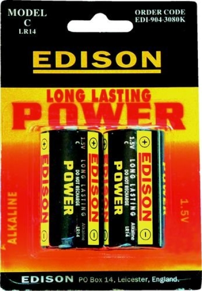 Torches, Alkaline Batteries C, EDI9043080K