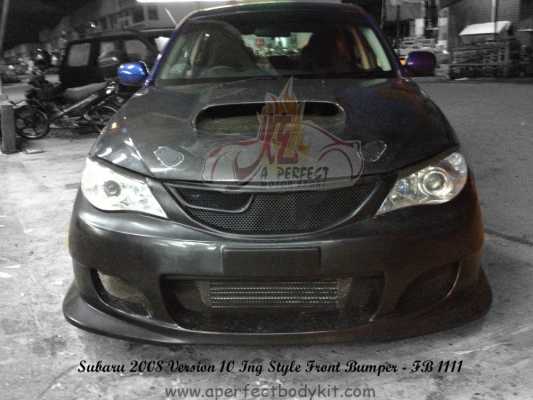 Subaru 2008 Version 10 Ing Style Front Bumper 