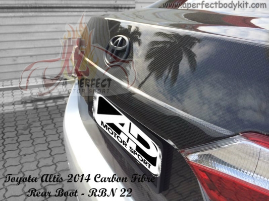 Toyota Altis 2014 Carbon Fibre Rear Boot 