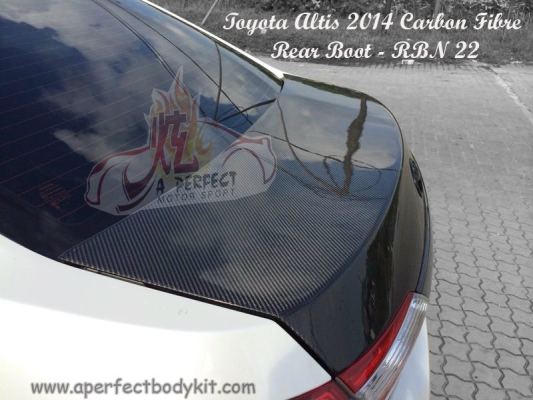 Toyota Altis 2014 Carbon Fibre Rear Boot 