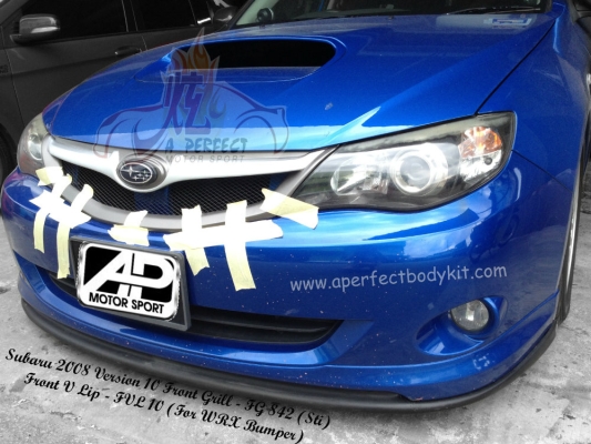 Subaru 2008 Version 10 Front Grill & Front V Lip 