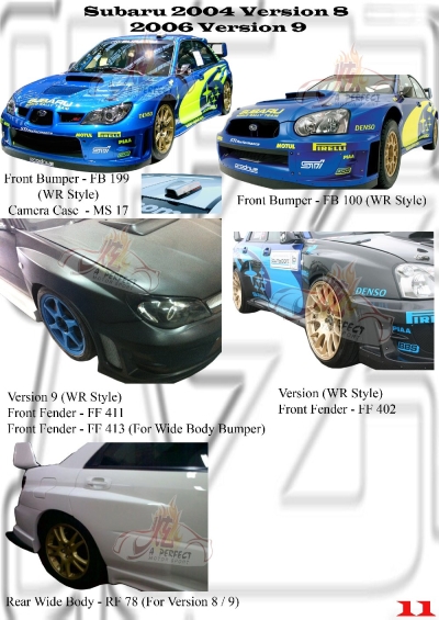 Subaru 2004 Version 8 WR Style 