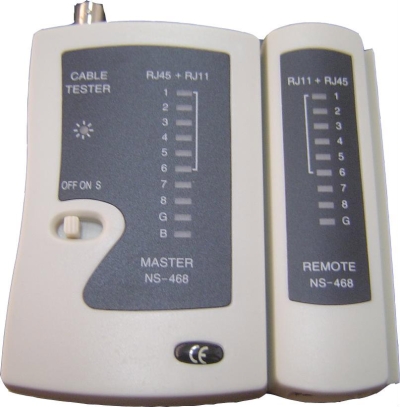 RJ45 & BNC Cable Tester NS-468C