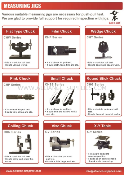 Measuring Jigs