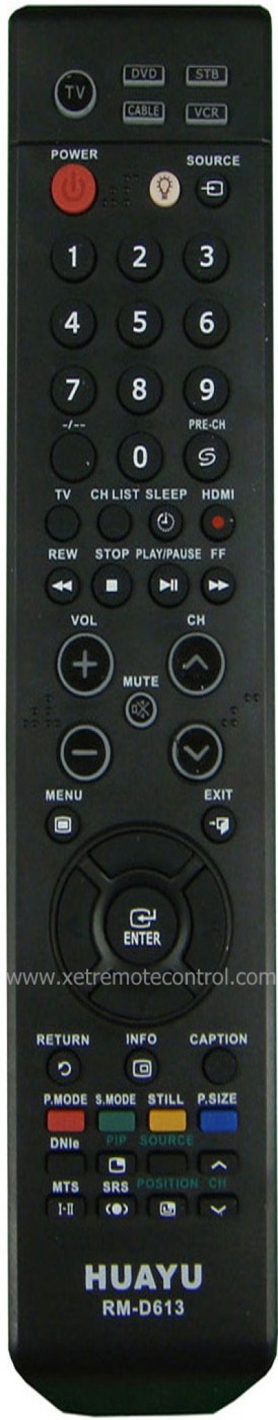 RM-D613 SAMSUNG TV REMOTE CONTROL