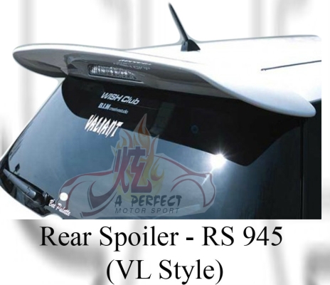 Toyota Wish 2006 VL Style Spoiler 