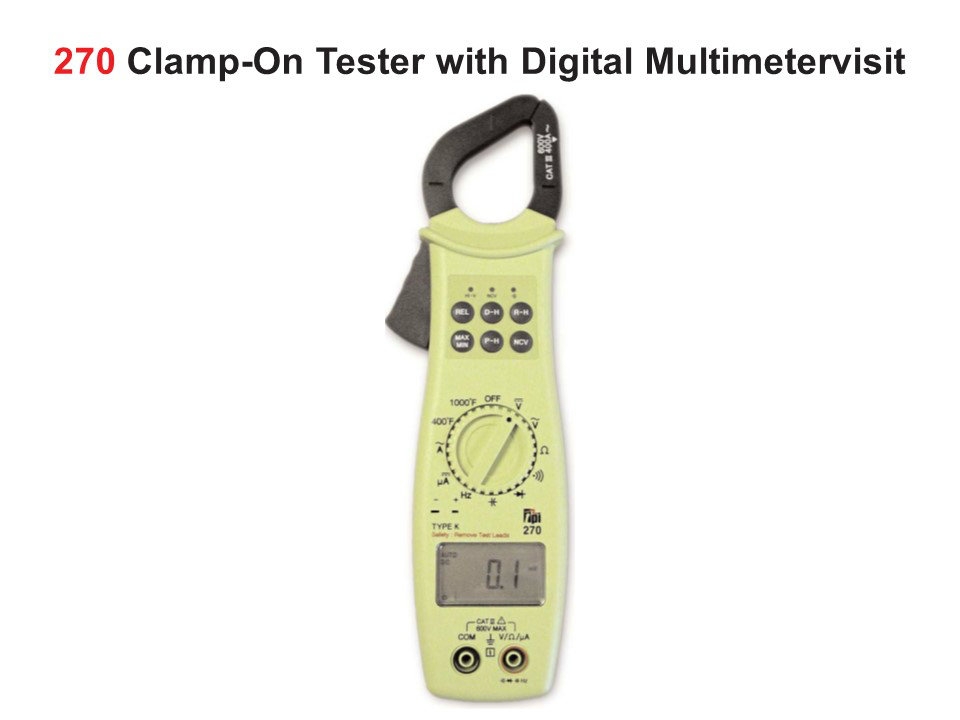 TPI-270 Clamp-On Tester with Digital Multimetervisit