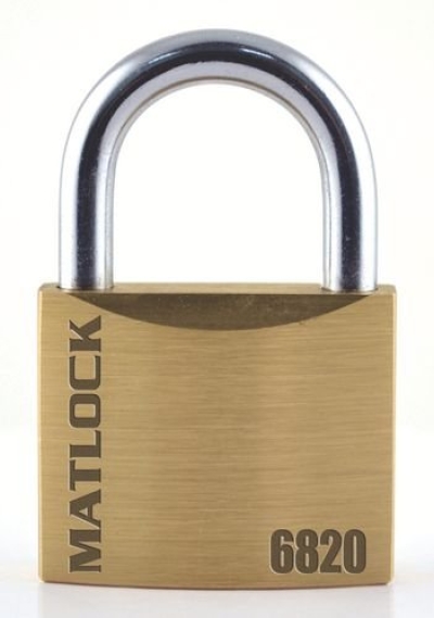 Padlocks, 30mm Brass Slimline, MTL9506830K