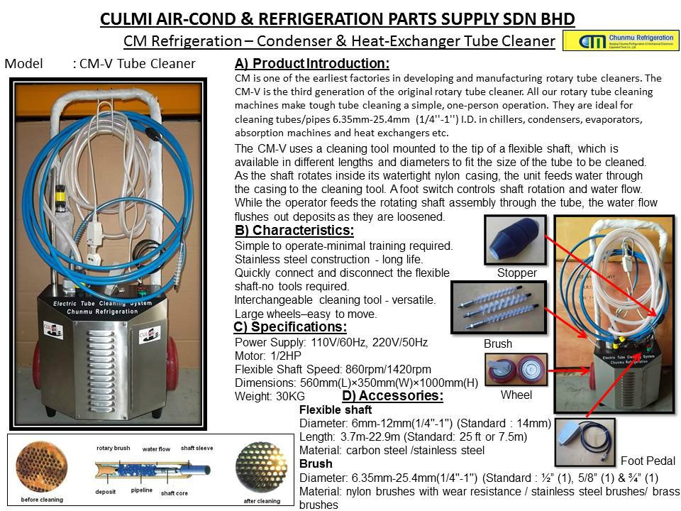 CHUNMU (CULMI) Tube Cleaning Machine CHUNMU (CULMI) Tube Cleaning Machine CHUMU (CULMI) Tube Cleaning Equipment