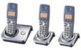 Panasonic KX-TG72 Tri-Dect Panasonic - DECT Cordless Phone Telephones