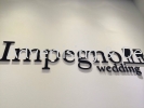 Impegno 10mm black acrylic Acrylic Laser Cut Out Acrylic Signage