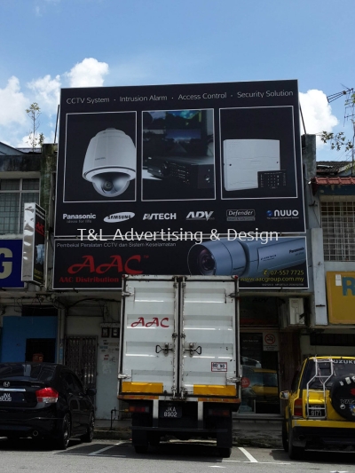 AAC 15ft x 20ft UV PVC signboard with Hollow Structure frame