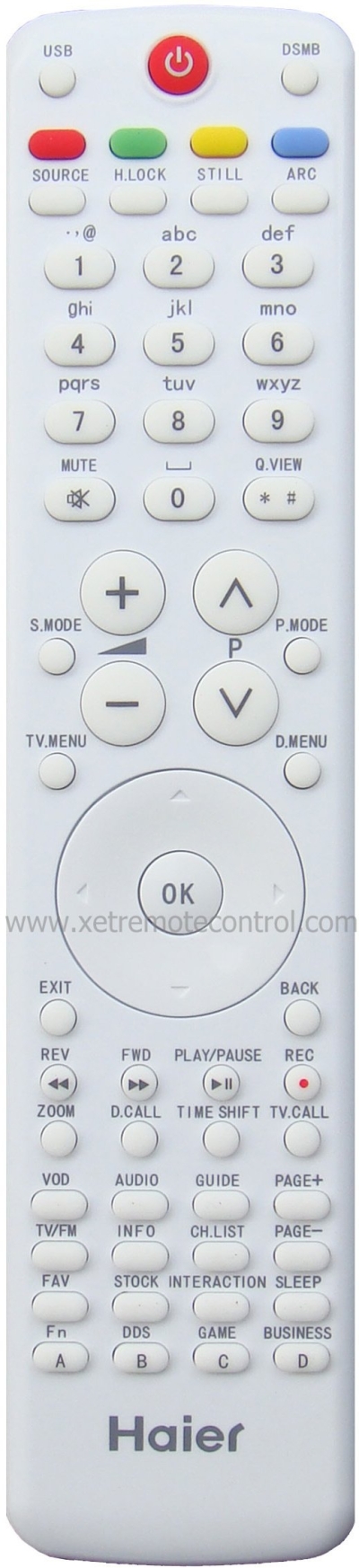 HTR-D20 HAIER TV REMOTE CONTROL