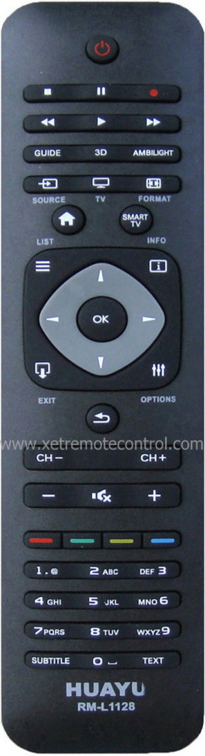 RM-L1128 PHILIPS TV REMOTE CONTROL 