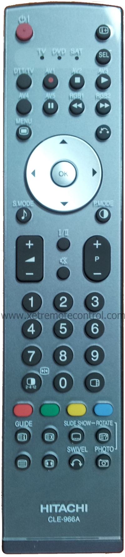 CLE-966A HITACHI TV REMOTE CONTROL