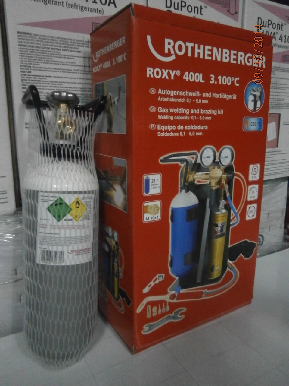 ROTHENBERGER ROXY KIT 400L C/W OXYGEN 2L TANK (P/N : 35780X)