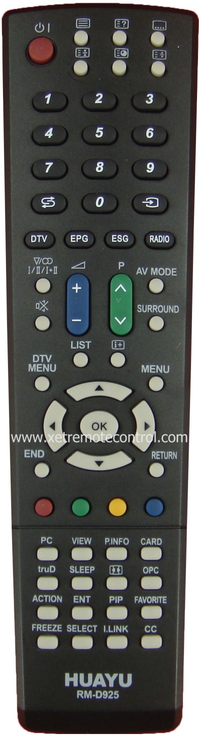 RM-D925 SHARP TV REMOTE CONTROL 