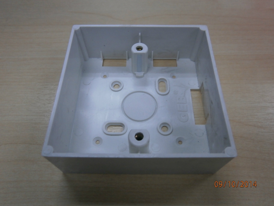 PVC 3" X 3" WHITE BOX