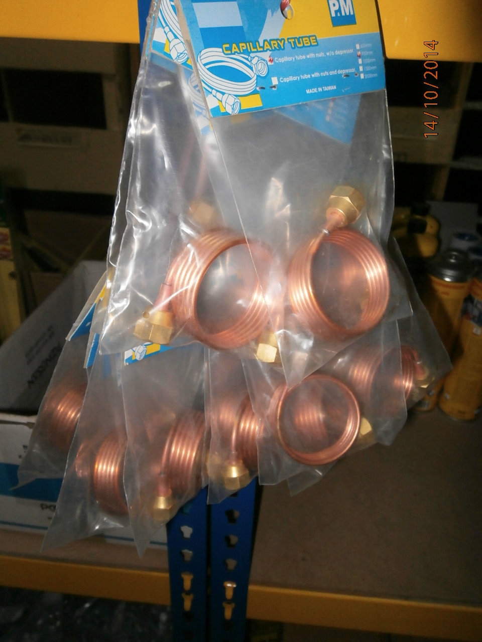 P n M 900M Capillary Tube with Nuts (L) 900mm (TOTAL)