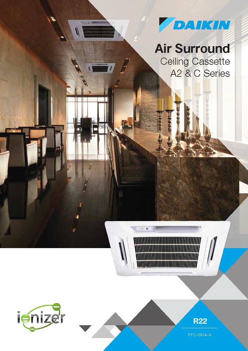 Daikin Ceiling Cassette Air Surround A2 and C Series Air-Conditioner (GA Range)