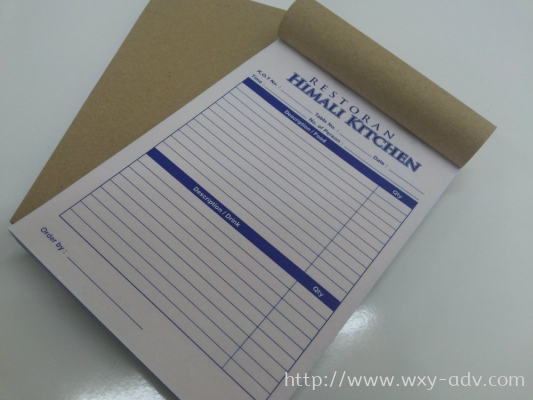 Restoran Hilami Kitchen Order Pad